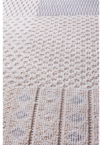 Enti Bonn 8806 Krem Daire Iskandinav Halı Salon Halısı Kesme Halı Yolluk modelleri