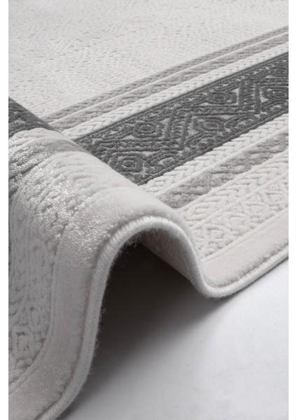Luxess Valeria 1074 Gri Halı Kilim Kaymaz Taban Yıkanabilir Salon Mutfak Kesme Yolluk indirimleri