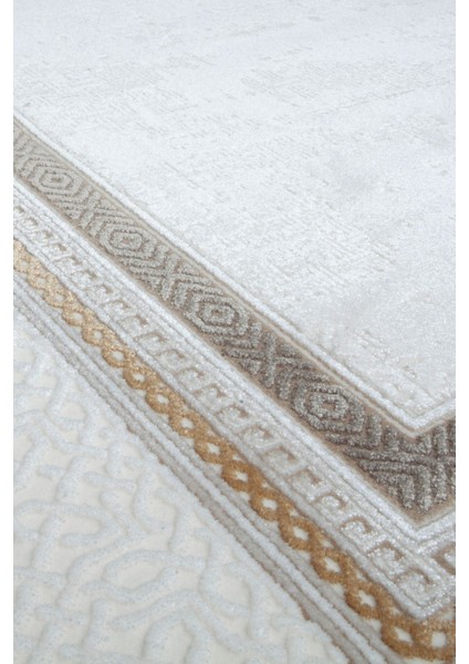 Luxess Valeria 1073 Bej Halı Kilim Kaymaz Taban Yıkanabilir Salon Mutfak Kesme Yolluk fiyatları