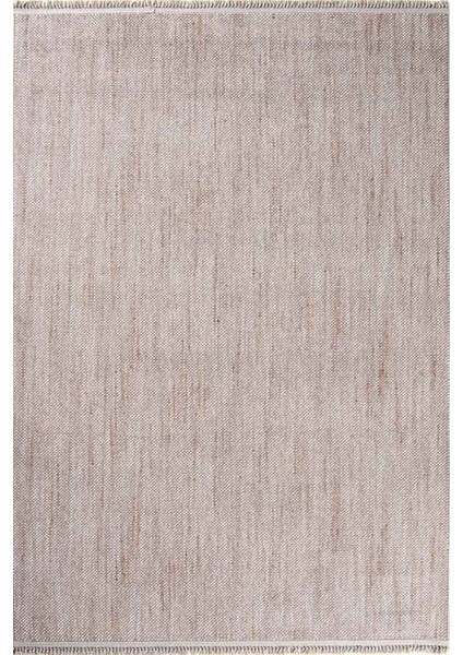 Enti Piana 1104 Bej Halı Kilim Kaymaz Taban Yıkanabilir Salon Mutfak Kesme Yolluk