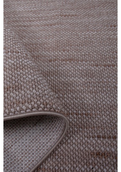 Enti Piana 1104 Bej Halı Kilim Kaymaz Taban Yıkanabilir Salon Mutfak Kesme Yolluk fırsatları