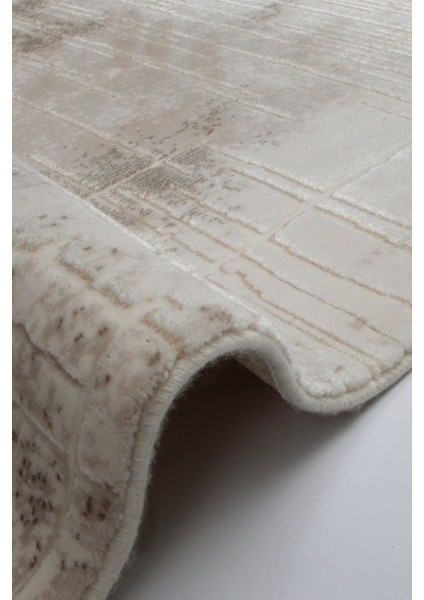 Luxess Valeria 1071 Bej Halı Kilim Kaymaz Taban Yıkanabilir Salon Mutfak Kesme Yolluk indirimleri