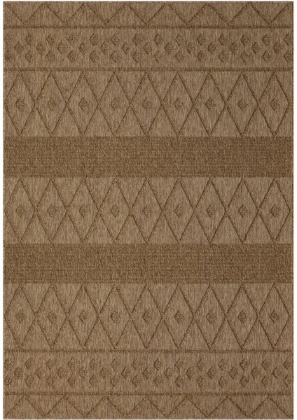 Seyran Loopy 620 Kahve Halı Ince Mutfak Kilim Salon Kesme Halı Yolluk