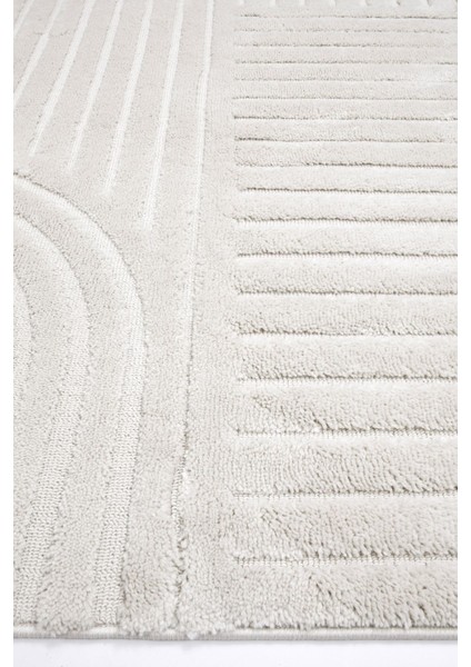 Enti Step 2213 Krem Hav Toz Vermez Yumuşak Dokulu Mutfak Koridor Oturma Grubu Halı modelleri