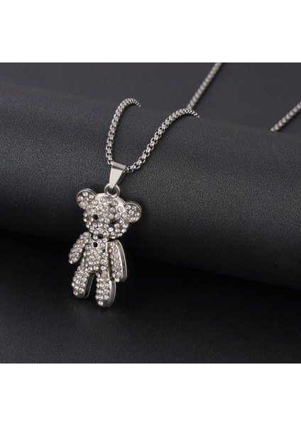 Titanyum Çelik Hip Hop Kolye Erkek & Kadın Peplum Kolye (Yurt Dışından)