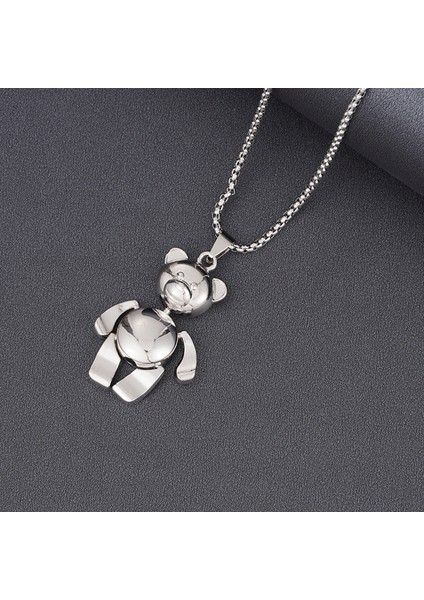 Titanyum Çelik Hip Hop Kolye Erkek & Kadın Peplum Kolye (Yurt Dışından)