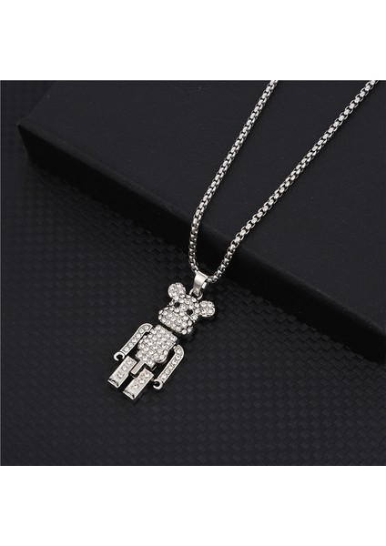 Titanyum Çelik Hip Hop Kolye Erkek & Kadın Peplum Kolye (Yurt Dışından)