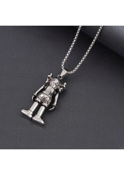 Titanyum Çelik Hip Hop Kolye Erkek & Kadın Peplum Kolye (Yurt Dışından)