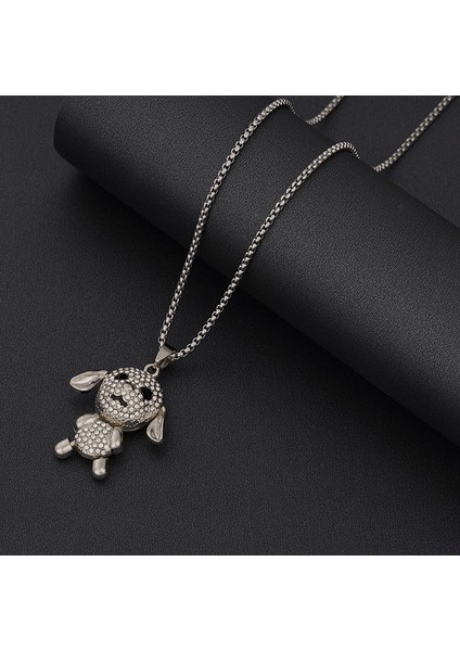 Titanyum Çelik Hip Hop Kolye Erkek & Kadın Peplum Kolye (Yurt Dışından)