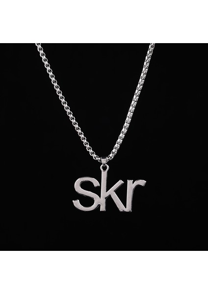 Titanyum Çelik Hip Hop Kolye Erkek & Kadın Peplum Kolye (Yurt Dışından)