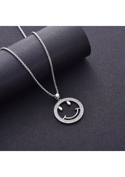 Titanyum Çelik Hip Hop Kolye Erkek & Kadın Peplum Kolye (Yurt Dışından)