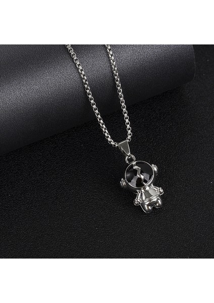Titanyum Çelik Hip Hop Kolye Erkek & Kadın Peplum Kolye (Yurt Dışından)