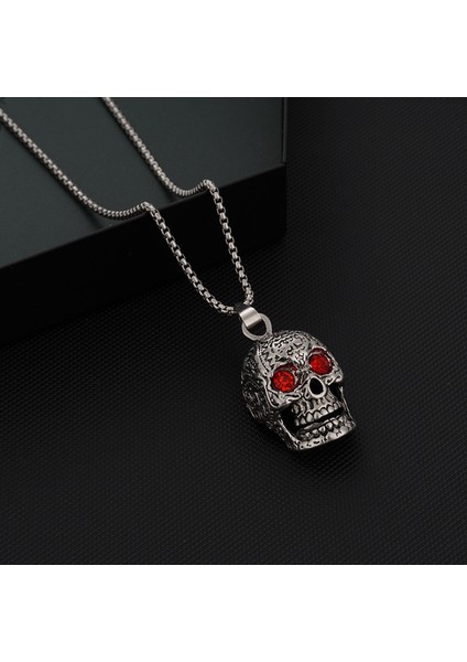 Titanyum Çelik Hip Hop Kolye Erkek & Kadın Peplum Kolye (Yurt Dışından)