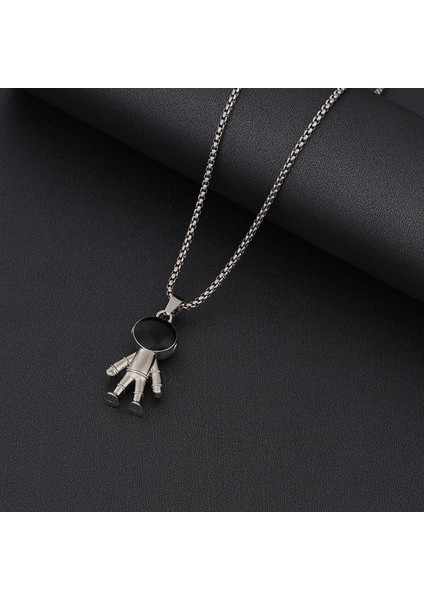 Titanyum Çelik Hip Hop Kolye Erkek & Kadın Peplum Kolye (Yurt Dışından)