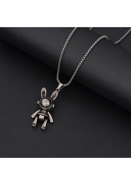 Titanyum Çelik Hip Hop Kolye Erkek & Kadın Peplum Kolye (Yurt Dışından)