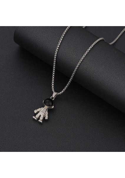 Titanyum Çelik Hip Hop Kolye Erkek & Kadın Peplum Kolye (Yurt Dışından)