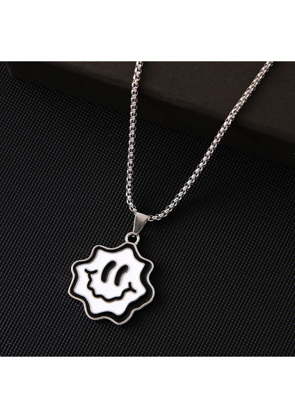 Titanyum Çelik Hip Hop Kolye Erkek & Kadın Peplum Kolye (Yurt Dışından)