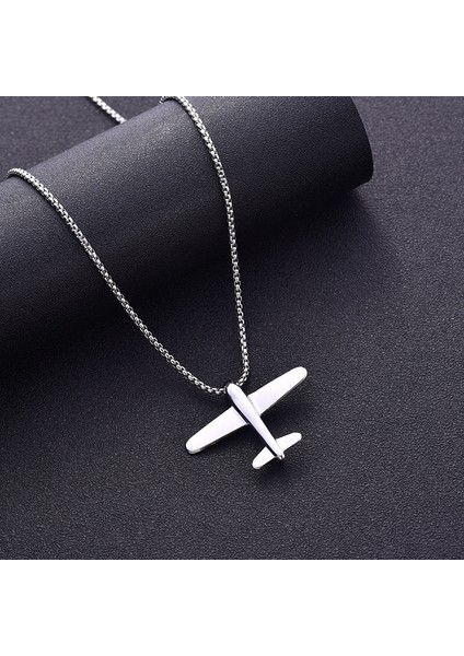 Titanyum Çelik Hip Hop Kolye Erkek & Kadın Peplum Kolye (Yurt Dışından)