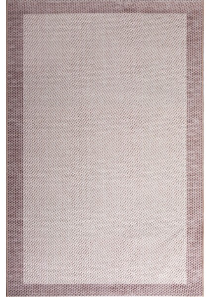 Decoser Hasır 8062 Bej Kahve Halı Kilim Kaymaz Taban Salon Mutfak Kesme Yolluk