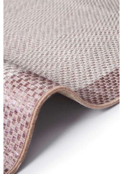 Decoser Hasır 8062 Bej Kahve Halı Kilim Kaymaz Taban Salon Mutfak Kesme Yolluk