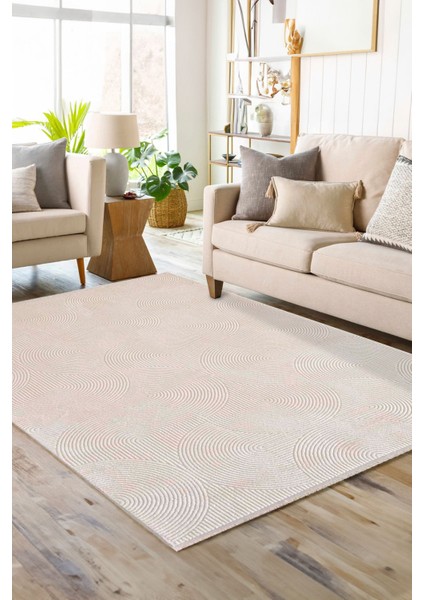 Enti Akik 8613 Bej Halı Kilim Salon Mutfak Kesme Yolluk Dokuma