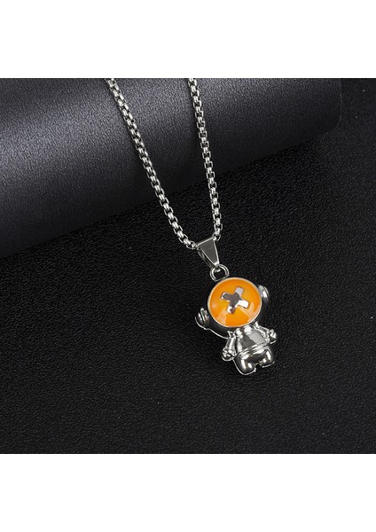 Titanyum Çelik Hip Hop Kolye Erkek & Kadın Peplum Kolye (Yurt Dışından)