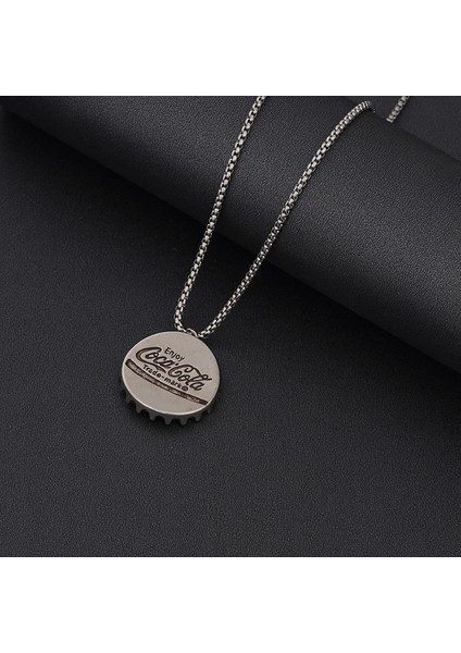 Titanyum Çelik Hip Hop Kolye Erkek & Kadın Peplum Kolye (Yurt Dışından)