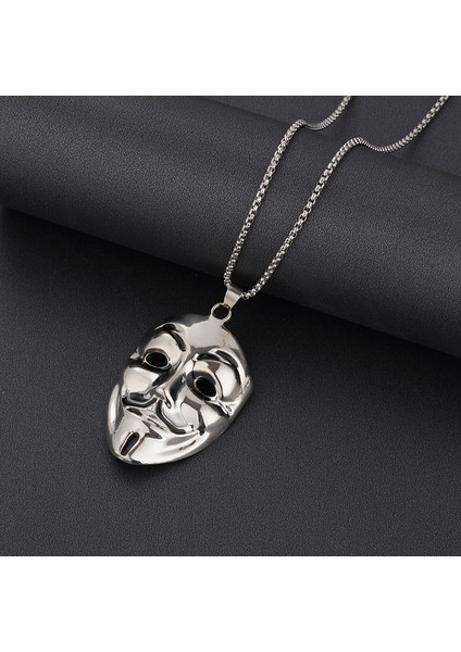 Titanyum Çelik Hip Hop Kolye Erkek & Kadın Peplum Kolye (Yurt Dışından)