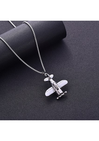 Titanyum Çelik Hip Hop Kolye Erkek & Kadın Peplum Kolye (Yurt Dışından)