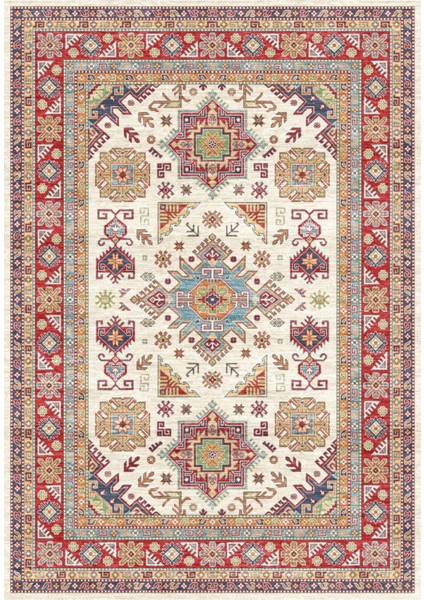 Türkmen Gloria Klasik TD1940 Halı Kilim Kaymaz Taban Yıkanabilir Salon Mutfak Kesme Yolluk