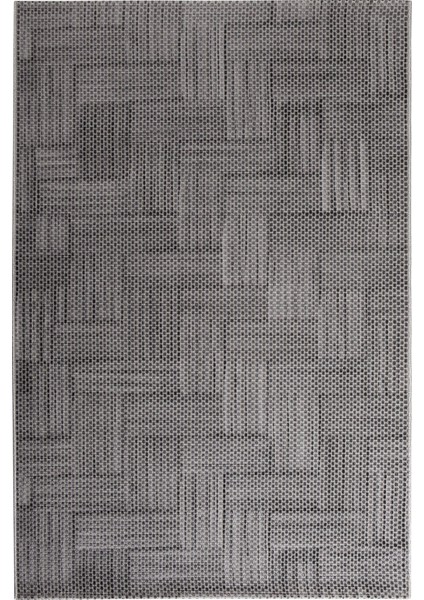 Decoser Hasır 8053 Antrasit Halı Kilim Kaymaz Taban Salon Mutfak Kesme Yolluk