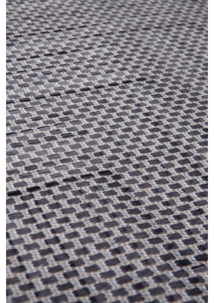 Decoser Hasır 8053 Antrasit Halı Kilim Kaymaz Taban Salon Mutfak Kesme Yolluk
