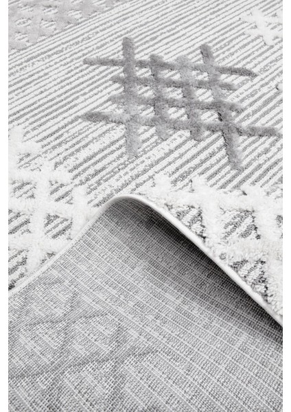 Enti Step 2205 Gri Hav Toz Vermez Yumuşak Dokulu Mutfak Koridor Oturma Grubu Halı indirimleri