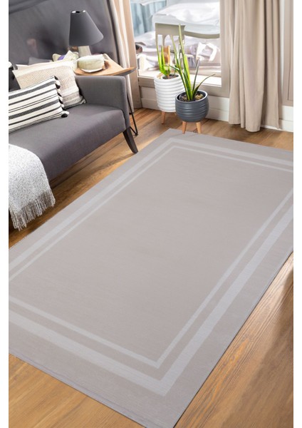 Enti Akik 8604 Bej Halı Kilim Salon Mutfak Kesme Yolluk Dokuma