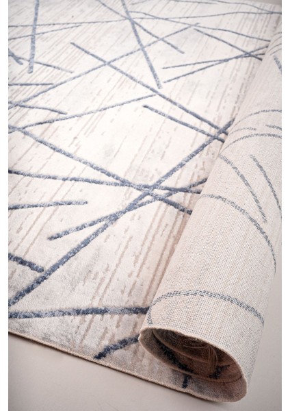 Enti Norm 6215 Mavi Salon Halısı Kesme Yolluk Yumuşak Doku Kaymaz Halısı indirimleri