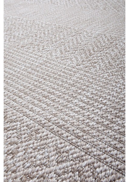 Enti Nova 2005 Bej Mutfak Halısı Yıkanabilir Sisal Görünümlü Mutfak Kilimi Çerçeveli Kaymaz Yolluk fırsatları