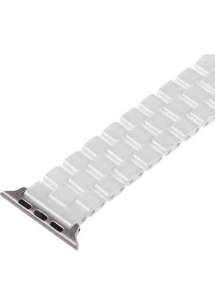 Watch 42MM Uyumlu Krd-15 Metal Kordon Zore - Beyaz
