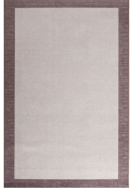 Decoser Hasır 8064 Krem Bej Halı Kilim Kaymaz Taban Salon Mutfak Kesme Yolluk