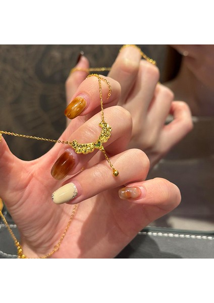 Kolye Titanyum Çelik Solmayan Zincir (Yurt Dışından)