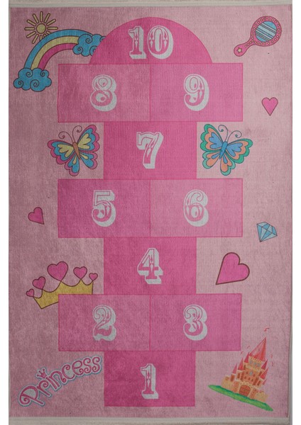 Türkmen Gloria TD392 Halı Kilim Kaymaz Taban Yıkanabilir Salon Mutfak Kesme Yolluk