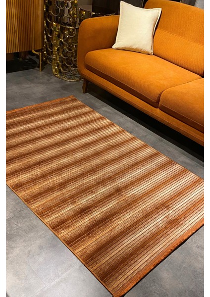 Luxess Cool 402 Taba Hav Toz Vermez Salon Halısı Kesme Halı Yolluk Kaymaz Taban Halı