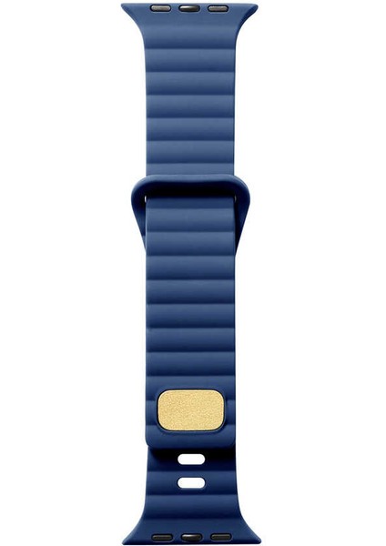 Watch 44MM Uyumlu Krd-73 Uyumlu Kordon Zore - Lacivert