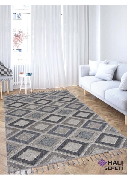 Enti Bukle 1402 Gri Iskandinav Halı Kesme Yolluk Salon Halı Koridor Oturma Odası Halısı fiyatları