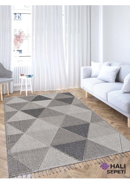 Enti Bukle 1401 Gri Iskandinav Halı Kesme Yolluk Salon Halı Koridor Oturma Odası Halısı fiyatları