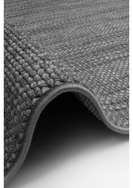 Enti Piana 1106 Antrasit Halı Kilim Kaymaz Taban Yıkanabilir Salon Mutfak Kesme Yolluk indirimleri