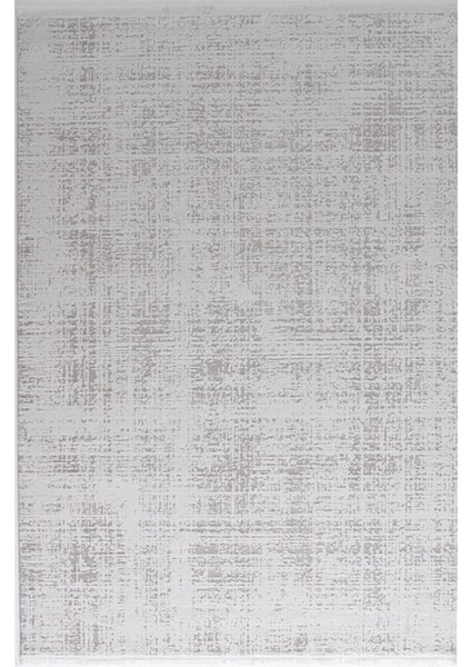 Enti Norm 6207 Beyaz Salon Halısı Kesme Yolluk Yumuşak Doku Kaymaz Halısı