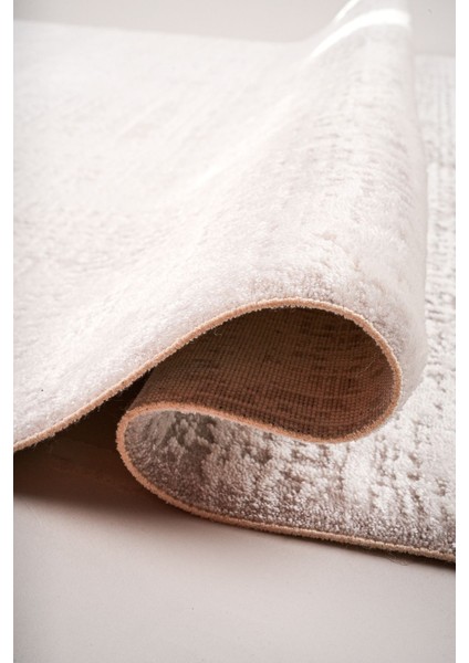 Enti Norm 6207 Beyaz Salon Halısı Kesme Yolluk Yumuşak Doku Kaymaz Halısı fırsatları