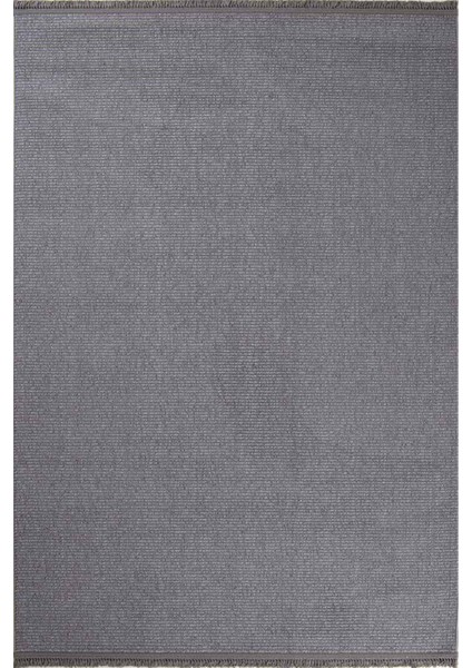 Enti Piana 1102 Gri Halı Kilim Kaymaz Taban Yıkanabilir Salon Mutfak Kesme Yolluk