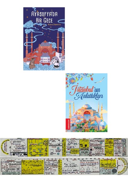 Rana Demiriz 2 Kitap Set / Ayasofyada Bir Gece + Istanbulun Anlattıkları + Mat. Öğreten Cetvel