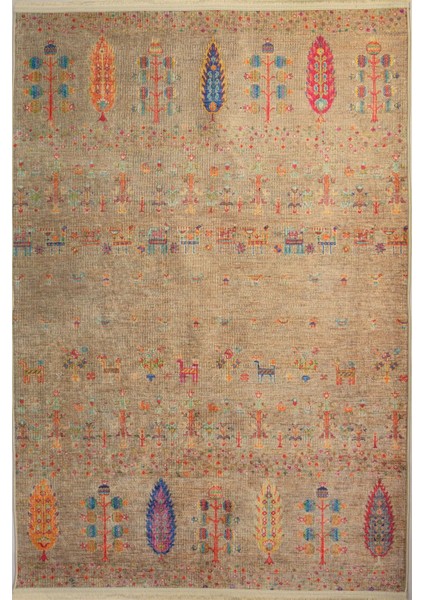 Türkmen Gloria TD1128 Halı Kilim Kaymaz Taban Yıkanabilir Salon Mutfak Kesme Yolluk